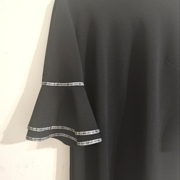 Sharagano Bell Sleeve Sheath Dress - Picture 3 of 8